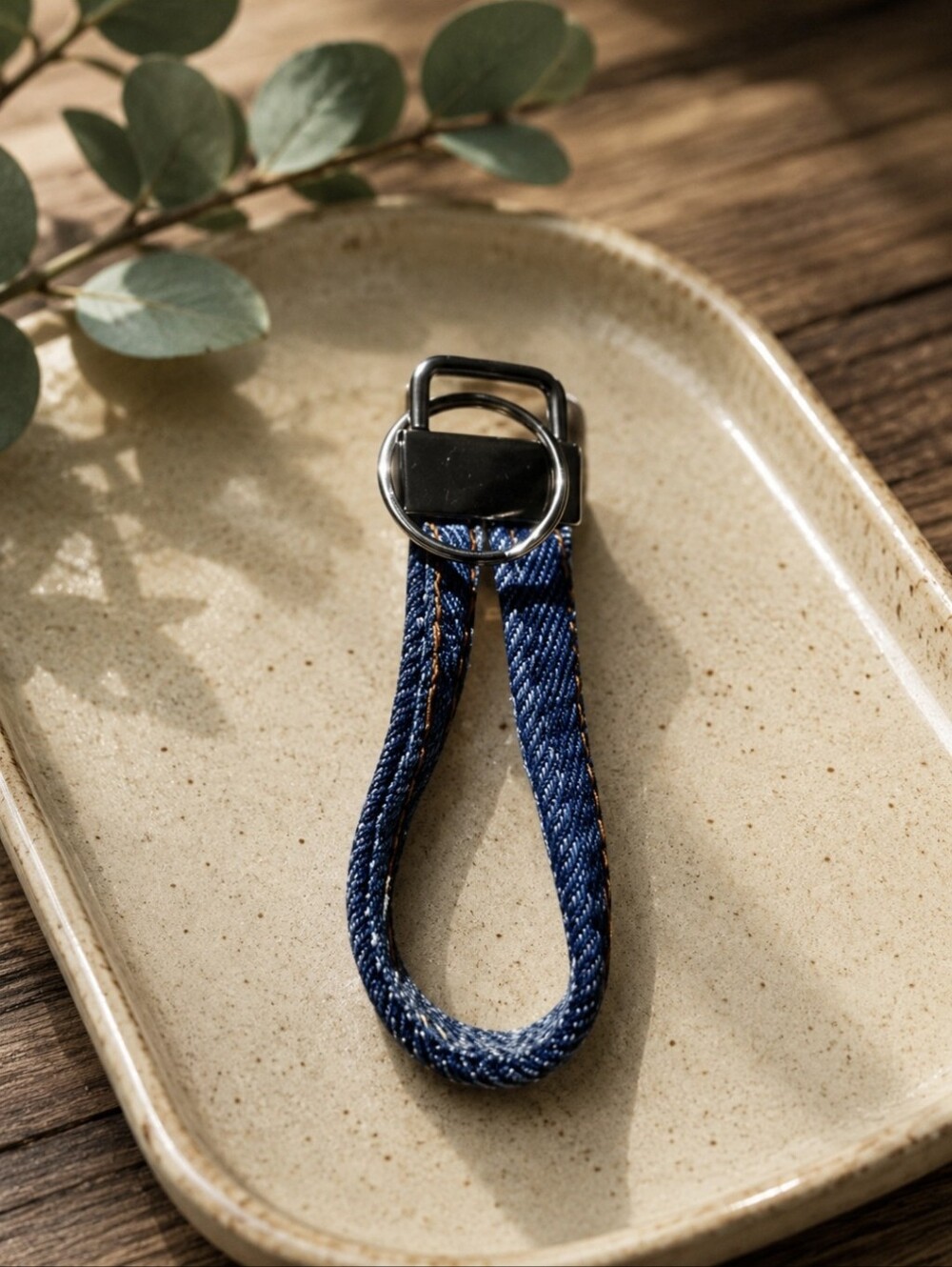 Denim  keychain